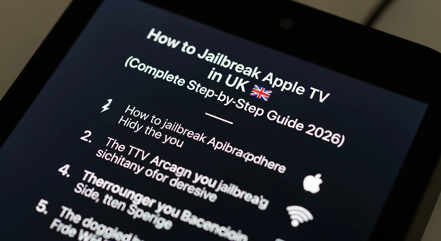 How to Jailbreak Apple TV in the UK (Complete Step-by-Step Guide 2026)
