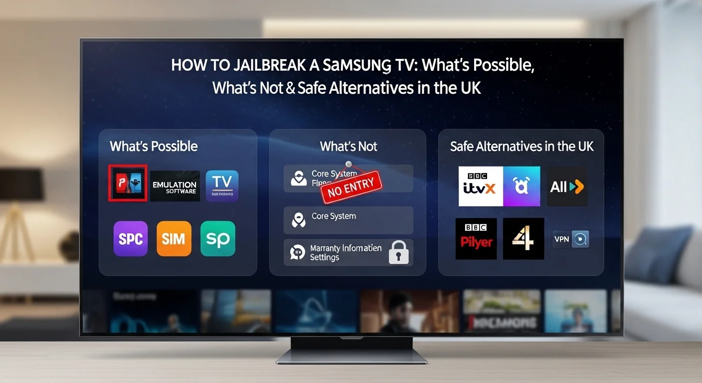 How to Jailbreak a Samsung TV What’s Possible, What’s Not & Safe Alternatives in the UK